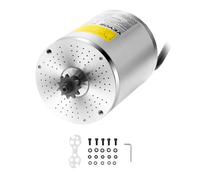 VEVOR Motor Eléctrico sin Escobillas, Motor Eléctrico de 3000 W CC para Go Karts, 60 V 4800 RPM, Motor Eléctrico sin Escobillas para Moto de Cross, para Bicicleta Eléctrica, Motocicleta, Scooter