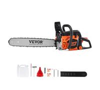 VEVOR Motosierra de gas, 58 CC 20 pulgadas 3.22 HP, sierra de cadena alimentada por gasolina, motosierras de gasolina inalámbricas de mano para corte de ramas de madera de árboles, recorte de árboles,