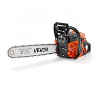 VEVOR Motosierra de Gasolina 62 CC Espada de 50,8 cm Motosierra de Poda | Herramienta para Talar, Podar y Cortar Leñas, Motor de 2 Tiempos, 2,7 kW, Kit Completo de Accesorios, Mango Antideslizante