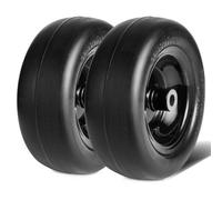 VEVOR Neumáticos para Cortacésped con Llanta de 2 Piezas Neumáticos para Tractor sin Cámara de 278X100-177 mm Neumáticos de PU sin Pinchazos Buje Central de 86,4 mm 20 Adaptadores para Cortacésped