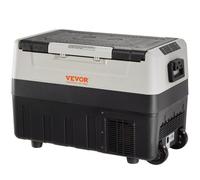 VEVOR Nevera Camping de Viaje de 45 L Nevera Portátil para Coche 12/24 V Cc 100-240 V Ca Nevera de Una Zona para Coche 0,6 kW.h -20 °C a 10 °C