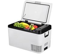 VEVOR Nevera eléctrica para coche, 25 L, 60 W, compresor eléctrico, 12/24 V, 100-240 V, portátil, 585 x 335 x 350 mm, con panel de control digital, bajo ruido
