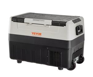 VEVOR Nevera Eléctrica Portátil de 35 L Nevera Portátil para Coche 12/24 V CC 100-240 V CA Nevera de Una Zona para Coche 0,6 kW.h -20 °C a 10 °C Congelador Ajustable para Camión Barco Camping