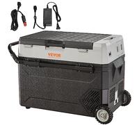VEVOR Nevera Eléctrica Portátil de 38 L Nevera Portátil para Coche 12/24 V CC 100-240 V CA Nevera de Una Zona para Coche 0,708 kW.h -20 °C a 10 °C Congelador Ajustable para Camión Barco Camping