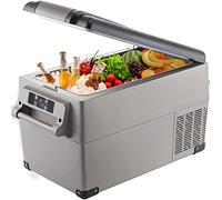 VEVOR Nevera Portátil 35 L Nevera de Viaje para Coche Nevera Portátil Eléctrica de Viaje para Coche Mini Refrigerador para Coche Mini Nevera para Bebidas con LCD