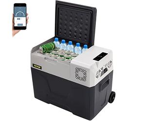 VEVOR Nevera Termoeléctrica Portátil 30 L Nevera de Viaje para Coche Nevera Portátil Eléctrica de Viaje para Coche Mini Refrigerador para Coche Mini Nevera para Bebidas con LCD