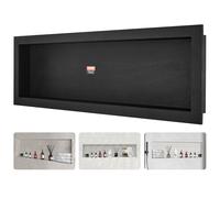 VEVOR Nicho de Ducha Empotrable en Pared 40,64x127x10 cm, 1 Estante para Baño