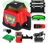 VEVOR Nivel Láser Auto-nivelación Verde, 500 m Rango de Nivel Láser Giratorio, 4,8-6 V Grados Nivel de Láser, Nivel de Láser Impermeable 25 Horas Trabajo Continuo para Construcción