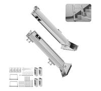 VEVOR Nivelador de Escalera, Herramienta de Nivelación de Escalera de Acero de Longitud de Expansión, Tolva de Paso de Liberación Rápida, Fácil de Usar, para Terrenos Irregulares, 185 x 75 x 450 mm