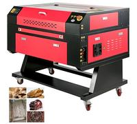 VEVOR Nuevo Sistema de Máquina de Grabado/Grabado/Corte Láser con Pantalla a Color de 700*500 mm, Tubo Láser CO2 de 60W con CE FDA, Fresadoras para Madera, CNC Fresadoras, Trabajo en Madera