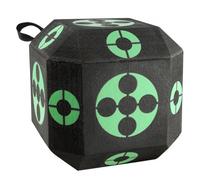 VEVOR Objetivo de Tiro con Arco 381x381x381 mm Objetivo Cuadrado Portátil para Arcos y Flechas 18 Lados Espuma XPE Autorreparable Alta Visibilidad para Arquero de Entrenamiento de Larga Distancia