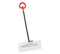VEVOR Pala Quitanieves de 61 cm con Agarre Ergonómico, Hoja de Plástico HDPE, Mango Segmentado para Invierno y Borde Metálico, Herramienta Portátil para Quitar Nieve en Carreteras y Jardines