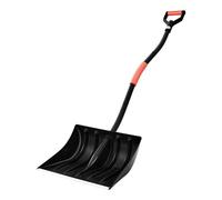 VEVOR Pala Quitanieves Ergonómica, con Mangos en Forma de D y Hoja de Aluminio, Herramienta para Quitar Nieve, para Jardín, Coche y Camping, Entradas de Vehículos, Plástico, Negro, 1400 x 420 mm