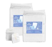 VEVOR Pañales Desechables para Perros Machos en Celo, Adiestramiento, Superabsorbentes, con Banda Abdominal a Prueba de Fugas 360° e Indicador de Humedad, Talla XS, 144 uds, 420 x 175 mm por Pieza