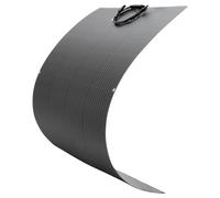 VEVOR Panel Solar Flexible 200 W, Cargador Monofásico Fuera de Red con Eficiencia del 21,9 % y Salida MC4, Impermeable IP67 para Superficies Curvas de Cabinas de Vehículos Recreativos y Marinos