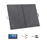 VEVOR Panel Solar Portátil 200W, Placa Fotovoltaica Plegable con Marco, Eficiencia hasta 23%, con Control y Salida MC4, IP67 Impermeable, Cargador Solar para Acampadas Autocaravanas Senderismo Viajes