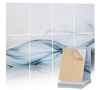 VEVOR Paneles Acústicos Artísticos, 8 uds, 400 x 300 x 10 mm, Baldosas de Pared Insonorizadas, Absorbentes de Sonido Decorativos Autoadhesivos para el Hogar, Oficina, Estudio, Teatro, Seda Ligera