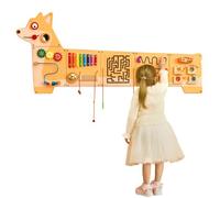 VEVOR Paneles de Actividades de Pared con Forma de Cachorro, 12 Actividades, Juguete Sensorial de Pared Montessori para Niños de 3 a 12 Años para Salas de Juegos Infantiles y Aulas de Guardería