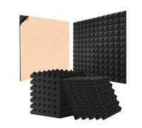 VEVOR Paneles de Espuma Acústica 30,5 x 30,5 x 5 cm Forma de Pirámide 48 uds
