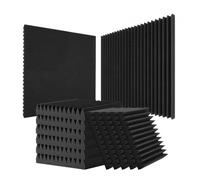 VEVOR Paneles de Espuma Acústica 30,5 x 30,5 x 5 cm para Paredes y Techos 50 uds