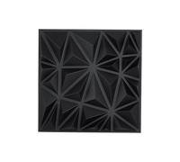VEVOR Paneles de Pared 3D, 33 Baldosas de Diamante Minimalistas de Arte Moderno de PVC, con Acento de Cobertura de 2,97 m², para Techo, Dormitorio, Sala de Estar, Negro Mate, 300 x 300 x 25,1 mm