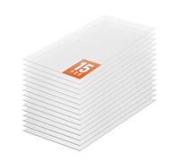 VEVOR Paneles de Policarbonato de Techo para Invernadero, Láminas de Plástico Corrugado Protección UV Resistente al Agua, Resistentes al Impacto para Invernaderos y Jardines, 1210 x 605 x 6 mm, 15 uds