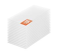 VEVOR Paneles de Policarbonato de Techo para Invernadero, Láminas de Plástico Corrugado Protección UV Resistente al Agua, Resistentes al Impacto para Invernaderos y Jardines, 1210 x 605 x 6 mm, 15 uds