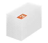 VEVOR Paneles de Policarbonato para Invernadero, Láminas de Plástico Corrugado con Protección UV Resistente al Agua, Resistentes al Impacto para Invernaderos y Jardines, 1210 x 605 x 4 mm, 24 uds