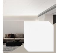 VEVOR Paneles de Techo de Poliestireno 12 Piezas Paneles de Techo de Plástico para Pegar 603x603 mm Instalación Fácil Revestimiento de Techo de Sótano para Decoración del Hogar, Oficina, Blanco
