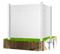 VEVOR Paneles de Valla de Privacidad de Vinilo 1270x1270mm Cerca de Equipo de Piscina Cerca de Privacidad de Vinilo Horizontal para Encerrar Botes de Basura, Unidades de Aire Acondicionado (2 Paneles)