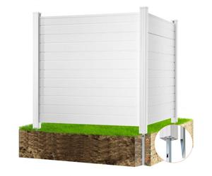 VEVOR Paneles de Valla de Privacidad de Vinilo 1270x1270mm Cerca de Equipo de Piscina Cerca de Privacidad de Vinilo Horizontal para Encerrar Botes de Basura, Unidades de Aire Acondicionado (2 Paneles)