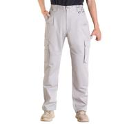 VEVOR Pantalones Resistentes al Fuego para Hombre 100 % Algodón Talla M Gris