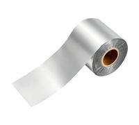 VEVOR Papel para Estampado en Caliente 6 cm x 120 m Rollo Color Plateado | Papel Térmico para Cuero, Papel, Plástico, Madera, Compatible con Máquina de Troquelado y Estampado de VEVOR, para Bricolaje