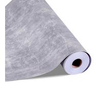 VEVOR Papel Pintado Autoadhesivo de Pared, Lámina Adhesiva de Estilo Industrial, Adhesivo Decorativo para Muebles, Dormitorio, Cocina, Oficina y Baño, Gris Oscuro, 400 x 15000 x 0,16 mm, PVC