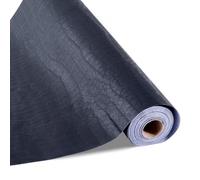 VEVOR Papel Pintado Autoadhesivo para Pared, Lámina Adhesiva con Textura Agrietada, PVC, Vinilo Decorativo para Muebles, Dormitorio, Cocina, Oficina y Baño, Color Negro, 400 x 10000 x 0,2 mm