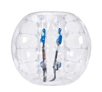 VEVOR Bola de Choque Inflable Bola de Choque de Parachoques 1 Pieza 1,2m x 1,03m Bola de colisión Humana Bola de Rebote de Burbujas Cuerpo de PVC Bola de Parachoques Inflable de Puntos Transparentes