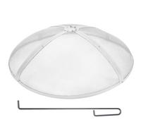 VEVOR Parachispas para Brasero 914 mm Alambrera de Brasero de Acero Inoxidable Cubierta Redonda Rejilla de Protección contra Chispas de Fuego Apertura Fácil con Accesorios para Hogueras, Jardín, Patio