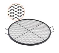 VEVOR Parrilla de Barbacoa Cocina de Acero Redonda Diámetro de 91 cm, Capacidad de Carga de 20 kg, Material de Utensilios con Marca X para Chimenea, Brasero, Barbacoa, Pícnic, Camping, Jardín, Negro