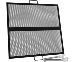 VEVOR Parrilla de cocina para hoguera de 36 pulgadas, parrilla de cocina cuadrada plegable, parrilla de barbacoa resistente con mango portátil y acero sólido para fiestas y reuniones al aire libre