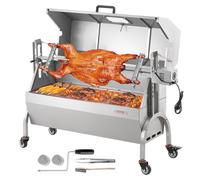 VEVOR Parrilla de Cordero Cochinillo Parrilla Asada 52W 90kg Barbacoa Eléctrica