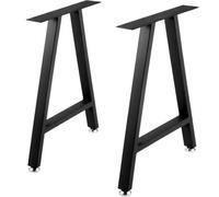 VEVOR Patas de Mesa 2 PCS Patas de Mesa para Muebles 71,1 x 45 cm Patas para Escritorio Acero Patas Mesa Industrial Carga 544,3 kg Patas Mesa Comedor Espesor 2 mm Patas para Mesa Auxiliar Forma A