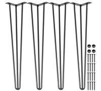 VEVOR patas para mesa de 30 pulgadas Patas de mesa de escritorio de hierro para uso 4 piezas Patas de mesa con forma de horquilla para escritorio