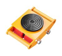 VEVOR Patín de Transporte de Maquinaria de Acero al Carbono Ruedas para Mover Muebles Pesados Carga de 6 T con Base Antideslizante Rotación de 360° de 4 Ruedas de PU para Almacén Taller Fábrica Hogar