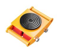 VEVOR Patín de Transporte de Maquinaria de Acero al Carbono Ruedas para Mover Muebles Pesados Carga de 6 T con Base Antideslizante Rotación de 360° de 4 Ruedas de PU para Almacén Taller Fábrica Hogar