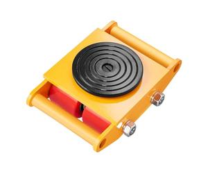 VEVOR Patín de Transporte de Maquinaria de Acero al Carbono Ruedas para Mover Muebles Pesados Carga de 6 T con Base Antideslizante Rotación de 360° de 4 Ruedas de PU para Almacén Taller Fábrica Hogar