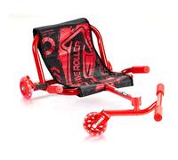 VEVOR Patinete de Pedales de 960x440x285 mm Carga de 60 kg Patinete de Deriva Menear Movimiento de Pies en Zigzag para Superficies Duras en Interiores y Exteriores, para Niños de 4 Años y Mayor, Rojo