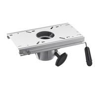VEVOR Pedestal para Asiento de Barco, con Ajuste Deslizante hacia Adelante y Atrás, Base de Aleación de Aluminio con Tobogán, Recorrido Deslizante 12,7 cm, Resistente al Agua y a la Oxidación