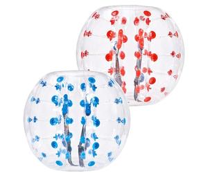 VEVOR Pelota inflable para parachoques, 2 paquetes; 2 pies, 3 pies, 4 pies, 5 pies, tamaño corporal para adultos, pelota de fútbol de burbujas para adolescentes y adultos