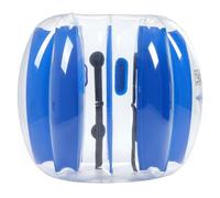 VEVOR Pelotas de Parachoques Inflables, Diseño de Sumo, Resistente y Gruesa Bola de PVC con Forma de Hámster Humano, para Deportes al Aire Libre, Jardín, Patio, Rayas Azules, 1150 x 1150 x 900 mm