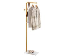VEVOR Perchero de Pie con Base de Cuarzo y 3 Ganchos Redondos, en Forma 7, Ideal para Entrada, Dormitorio y Sala de Estar, Elegante Perchero para Abrigos, Sombreros y Bolsos, 450 x 250 x 1700 mm